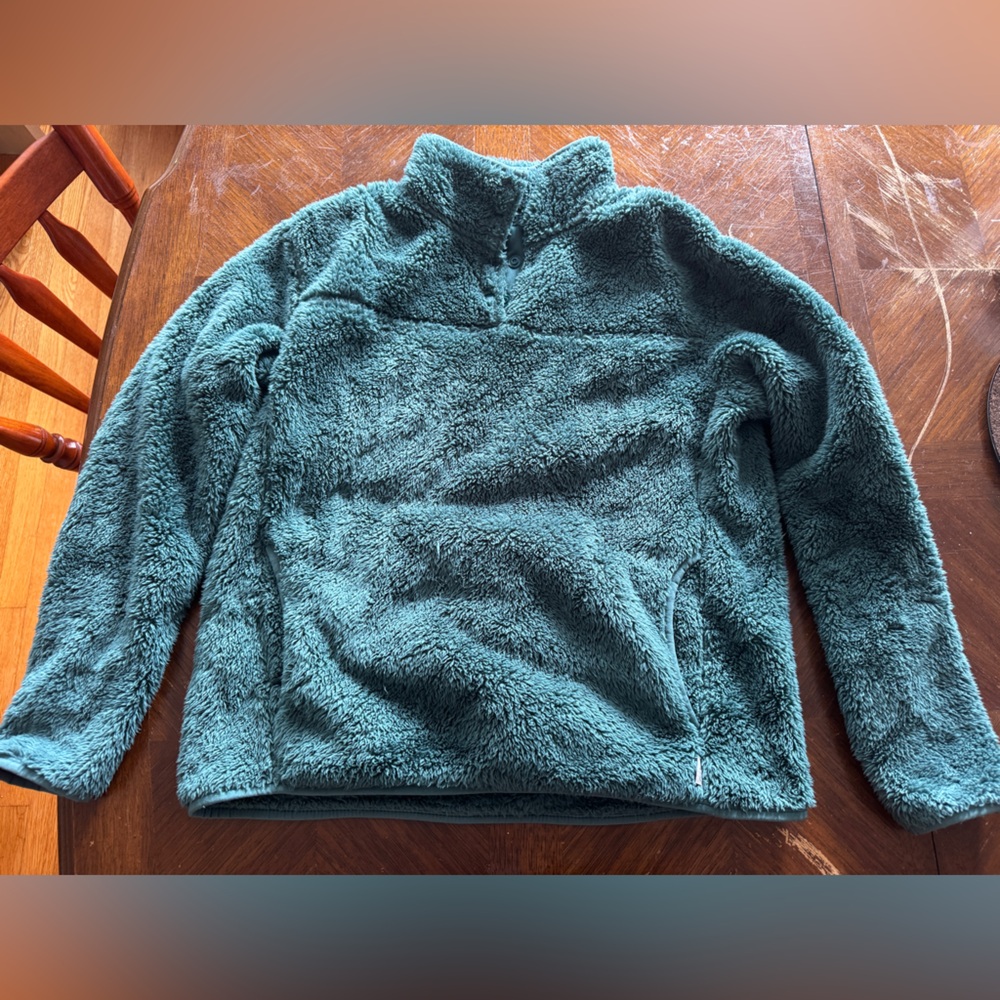 Eddie Bauer Teal Fleece Jacket
